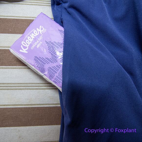 New! 1.STATE Women's Cuffed Sleeve Romper‎ Blue, size L - Picture 9 of 11